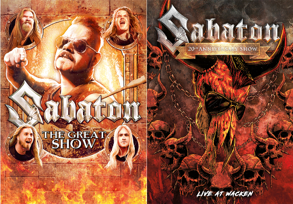 SABATON’s Live Double-DVD&BluRay “The Great Show” and “The 20th Anniversary Show” OUT TODAY SABATON’s Live Double-DVD&BluRay “The Great Show” and “The 20th Anniversary Show” OUT TODAY